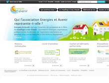 Tablet Screenshot of energies-avenir.fr